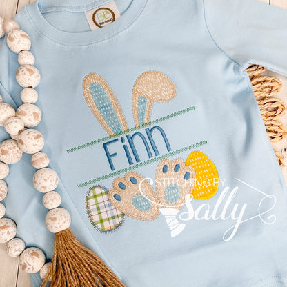 Personalized Bunny Applique Shirt