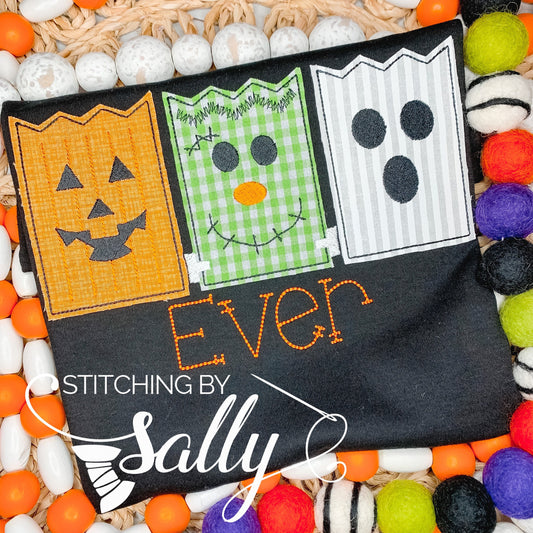 Trick or Treat Appliqué Shirt