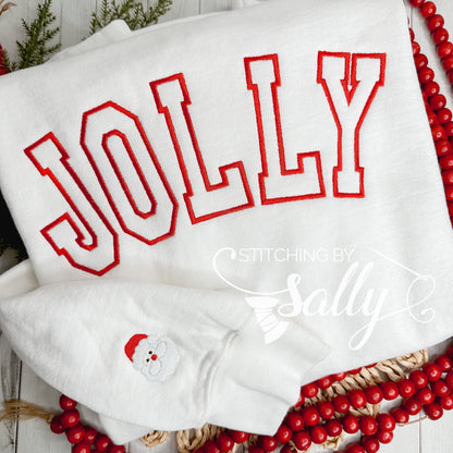 Comfort Colors Jolly Embroidered Crewneck