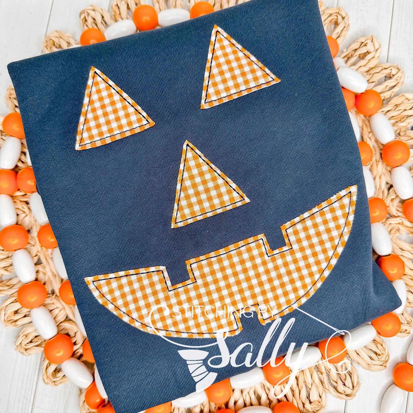 Jack O Lantern Appliqué Toddler Sweatshirt